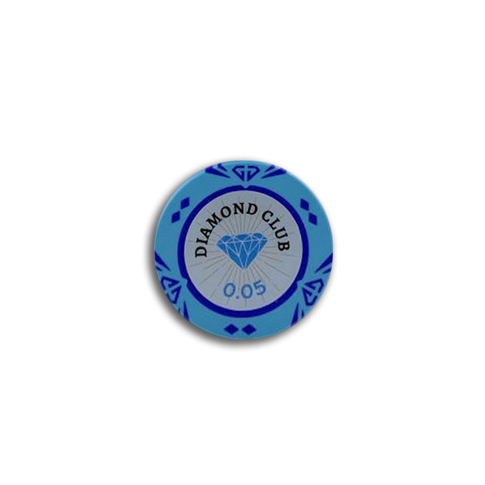 Jeton de poker Diamond Club 0.05