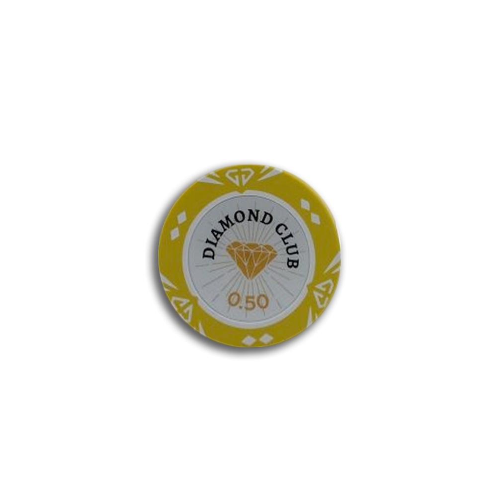 Jeton de poker Diamond Club 0.50
