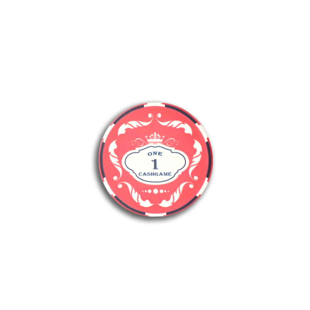 Jeton de poker céramique Crown 1