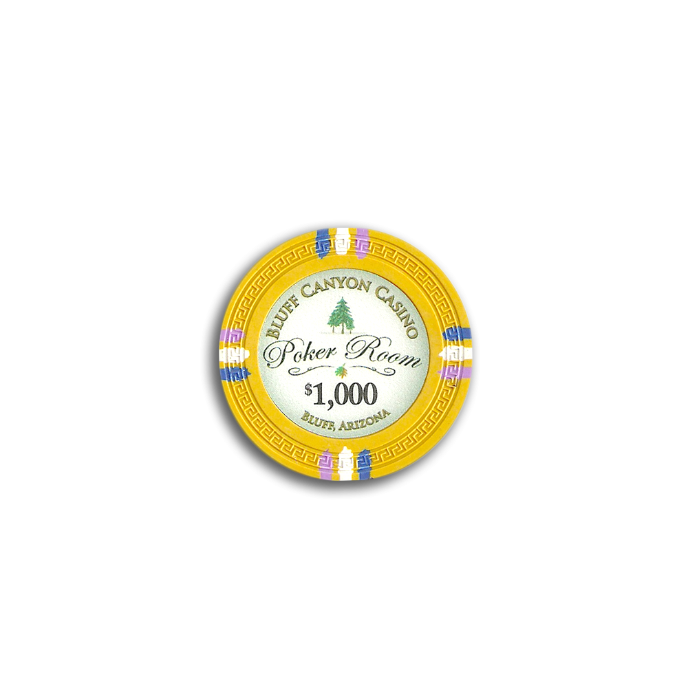 Jeton de poker Bluff Canyon valeur 1000