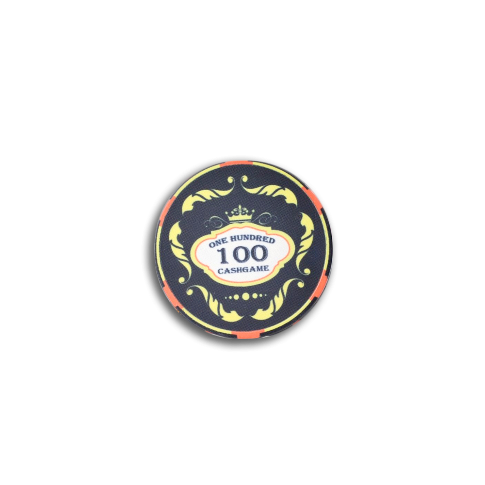 Jeton de poker céramique Crown 100