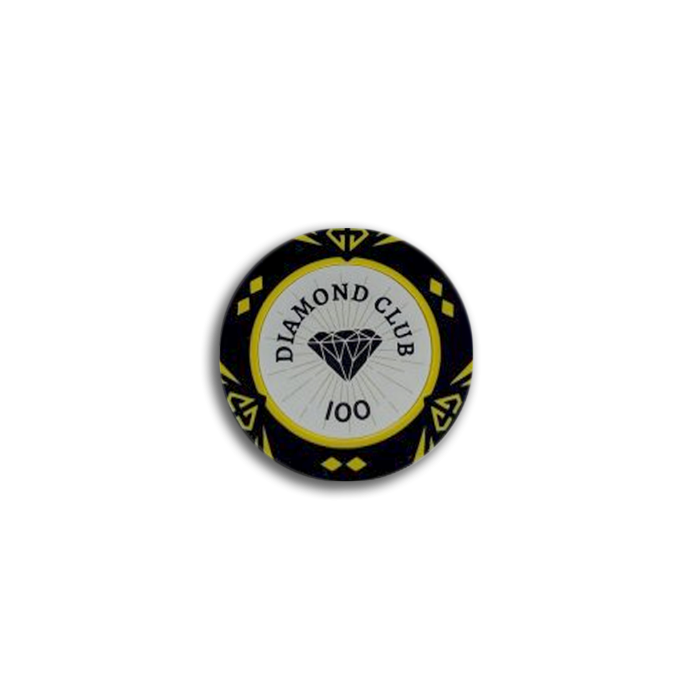 Jeton de poker Diamond Club 100