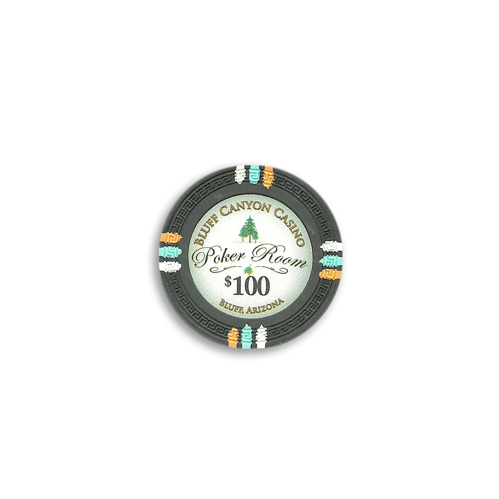 Jeton de poker Bluff Canyon valeur 100