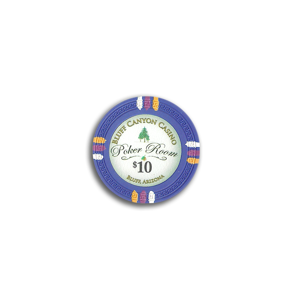 Jeton de poker Bluff Canyon valeur 10