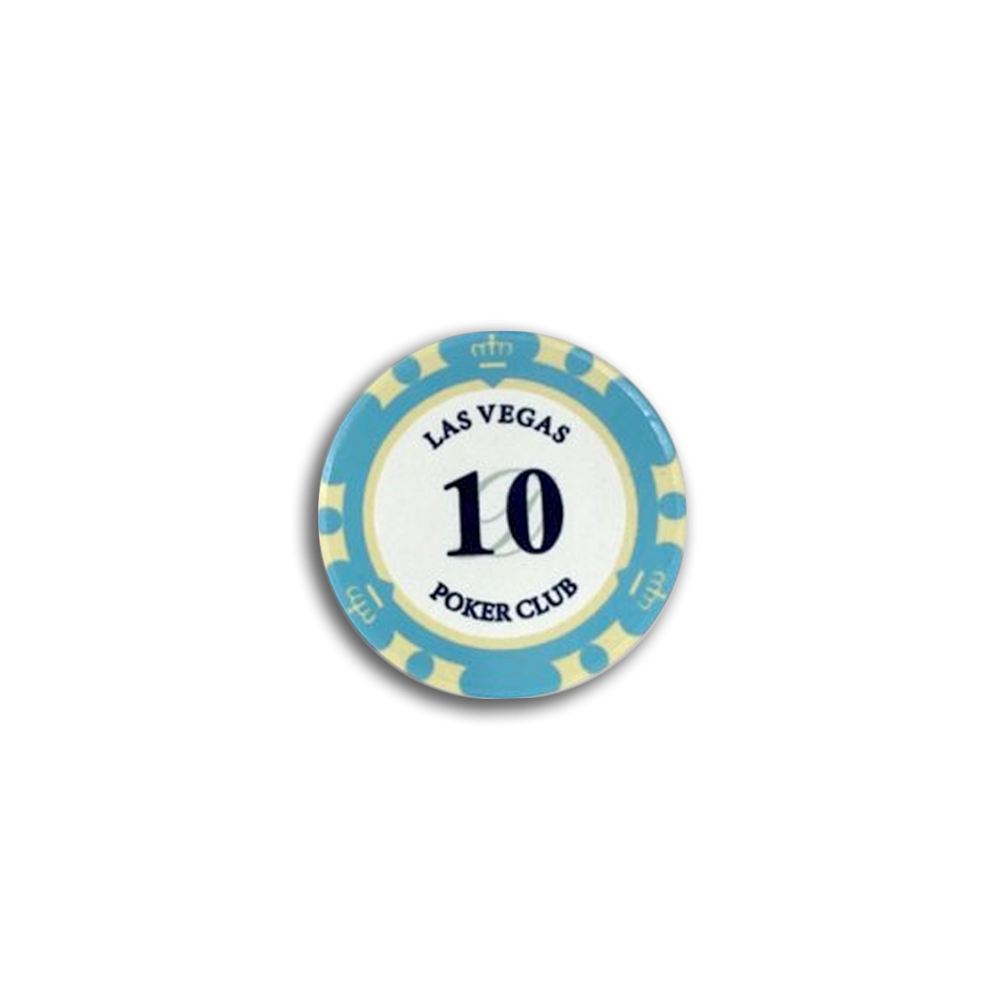 Jeton de poker céramique Las Vegas 10
