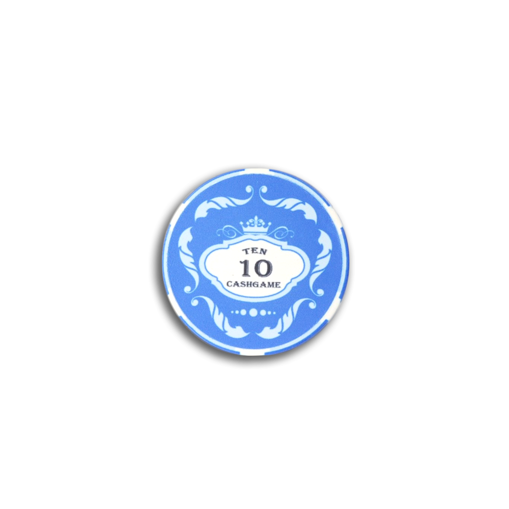 Jeton de poker céramique Crown 10
