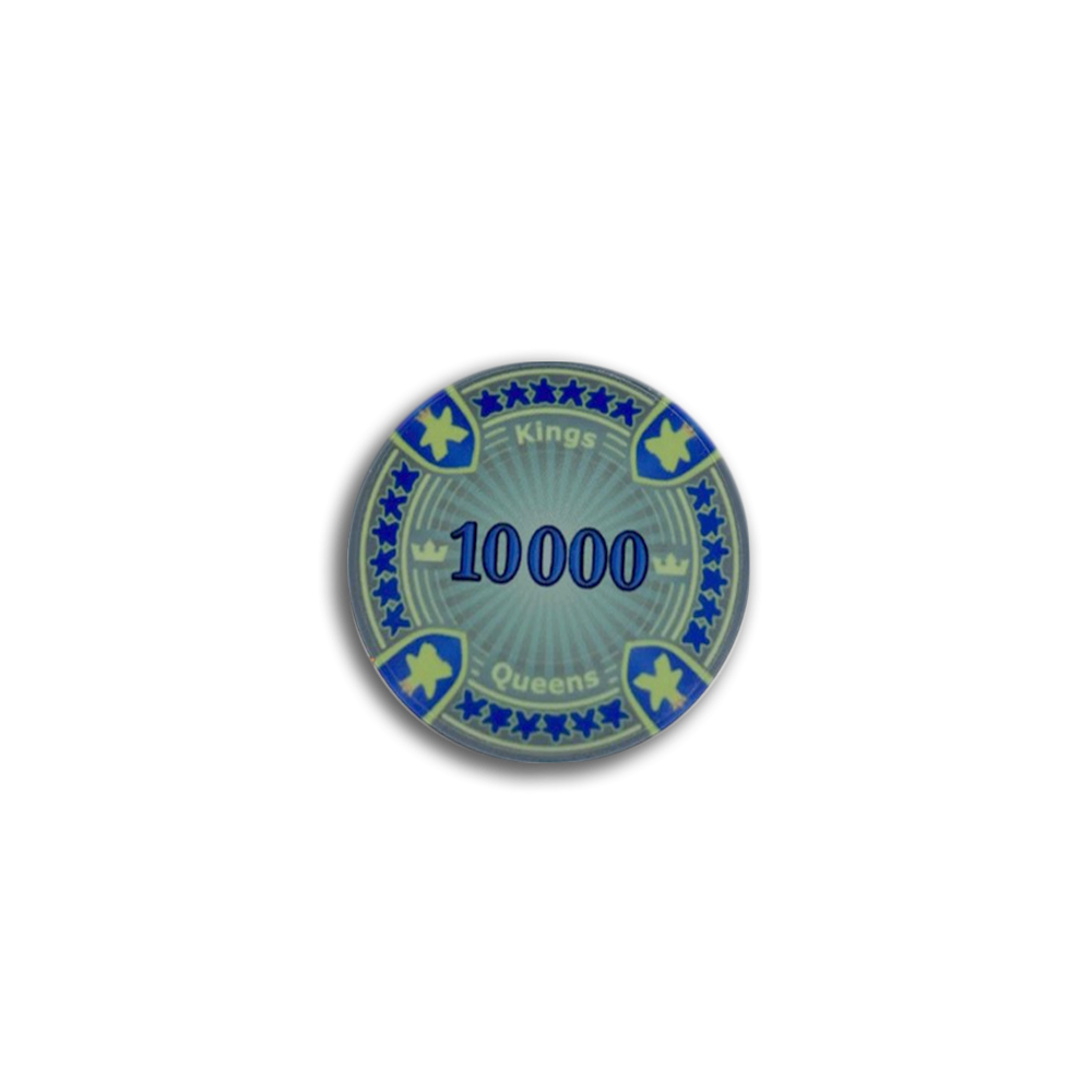 Jeton de poker Kings & Queens 10 000