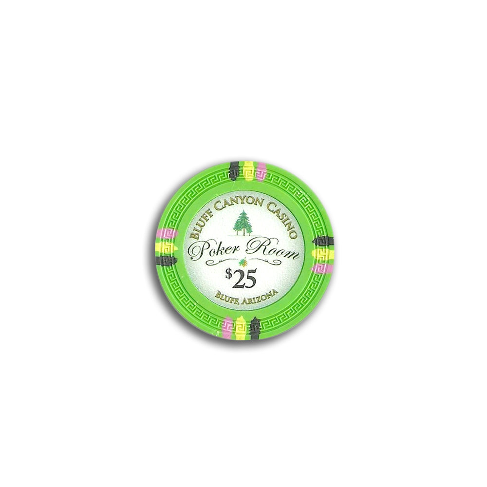 Jeton de poker Bluff Canyon valeur 25