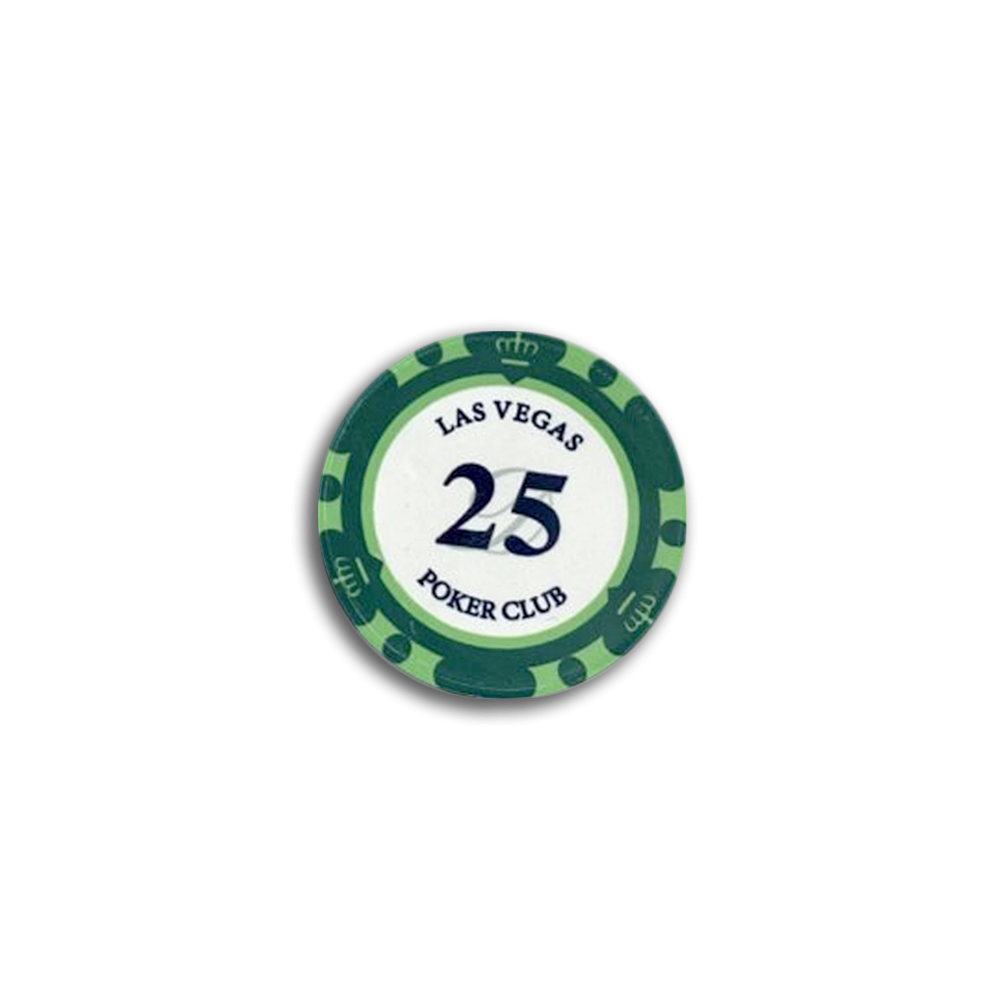 Jeton de poker céramique Las Vegas 25