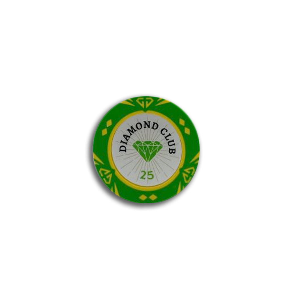 Jeton de poker Diamond Club 25