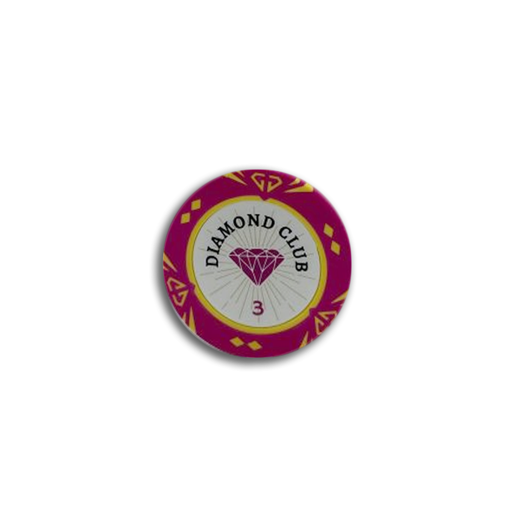 Jeton de poker Diamond Club 3