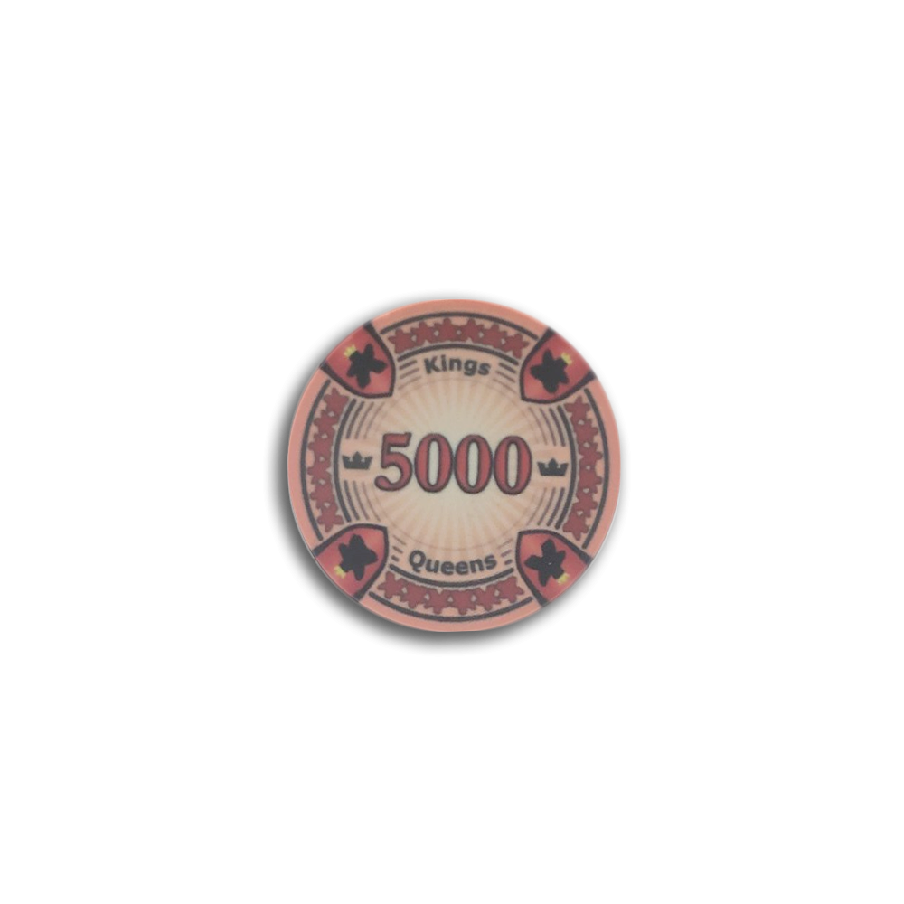 Jeton de poker Kings & Queens 5000