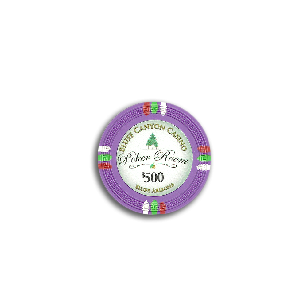 Jeton de poker Bluff Canyon valeur 500