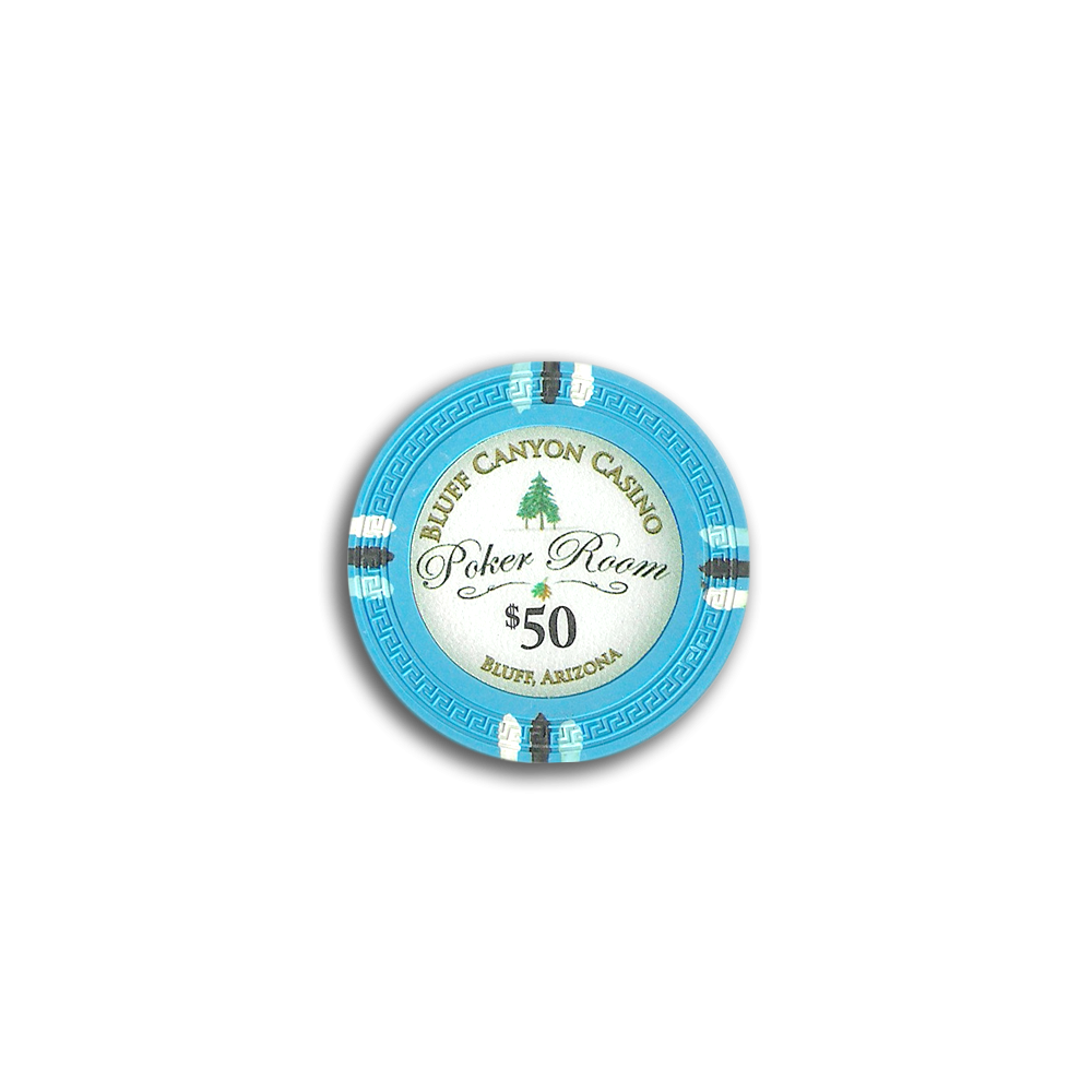 Jeton de poker Bluff Canyon valeur 50