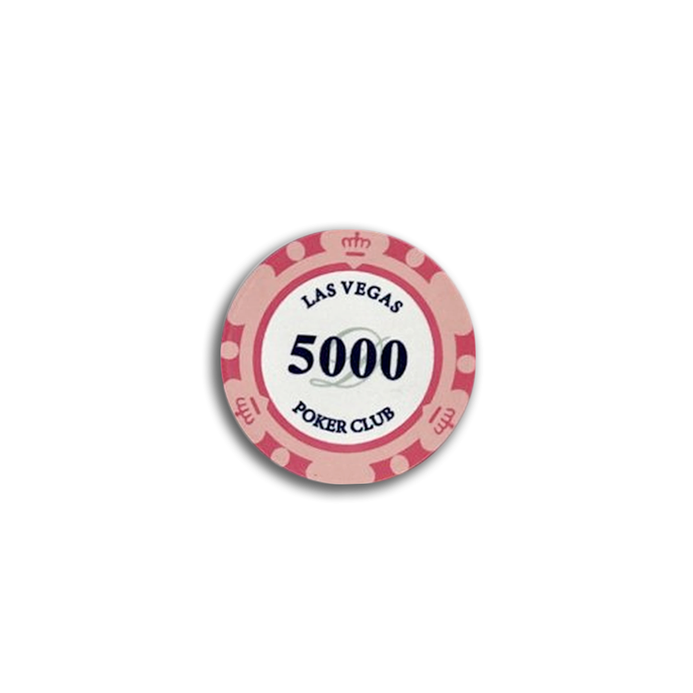 Jeton de poker céramique Las Vegas 5000