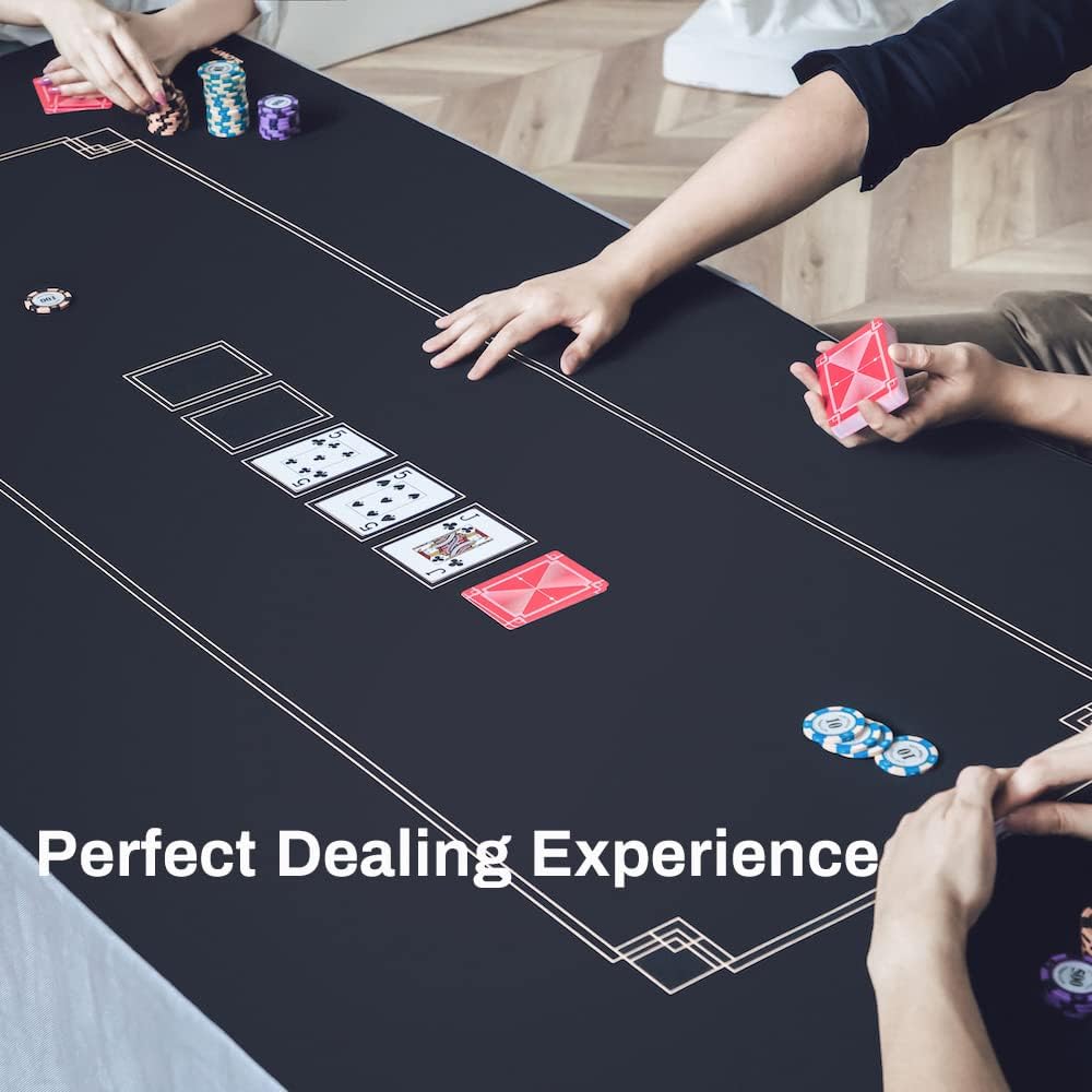 Tapis De Poker Gold Texas Holdem 180X90Cm