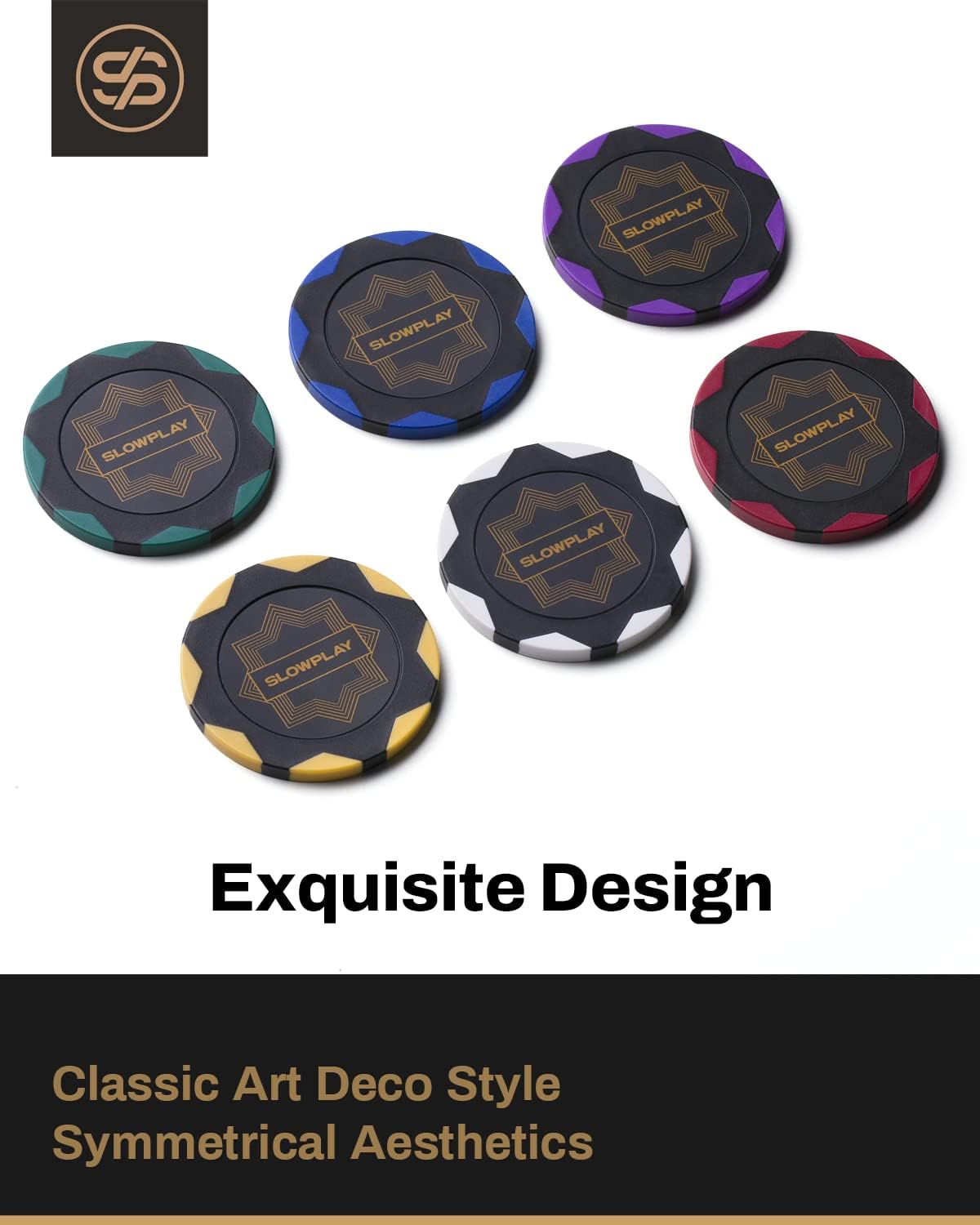 Malette de poker Deluxe 500 Jetons en argile