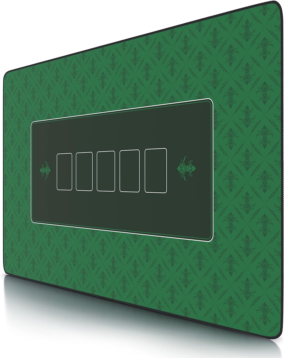 Tapis De Poker Rectangulaire Vert