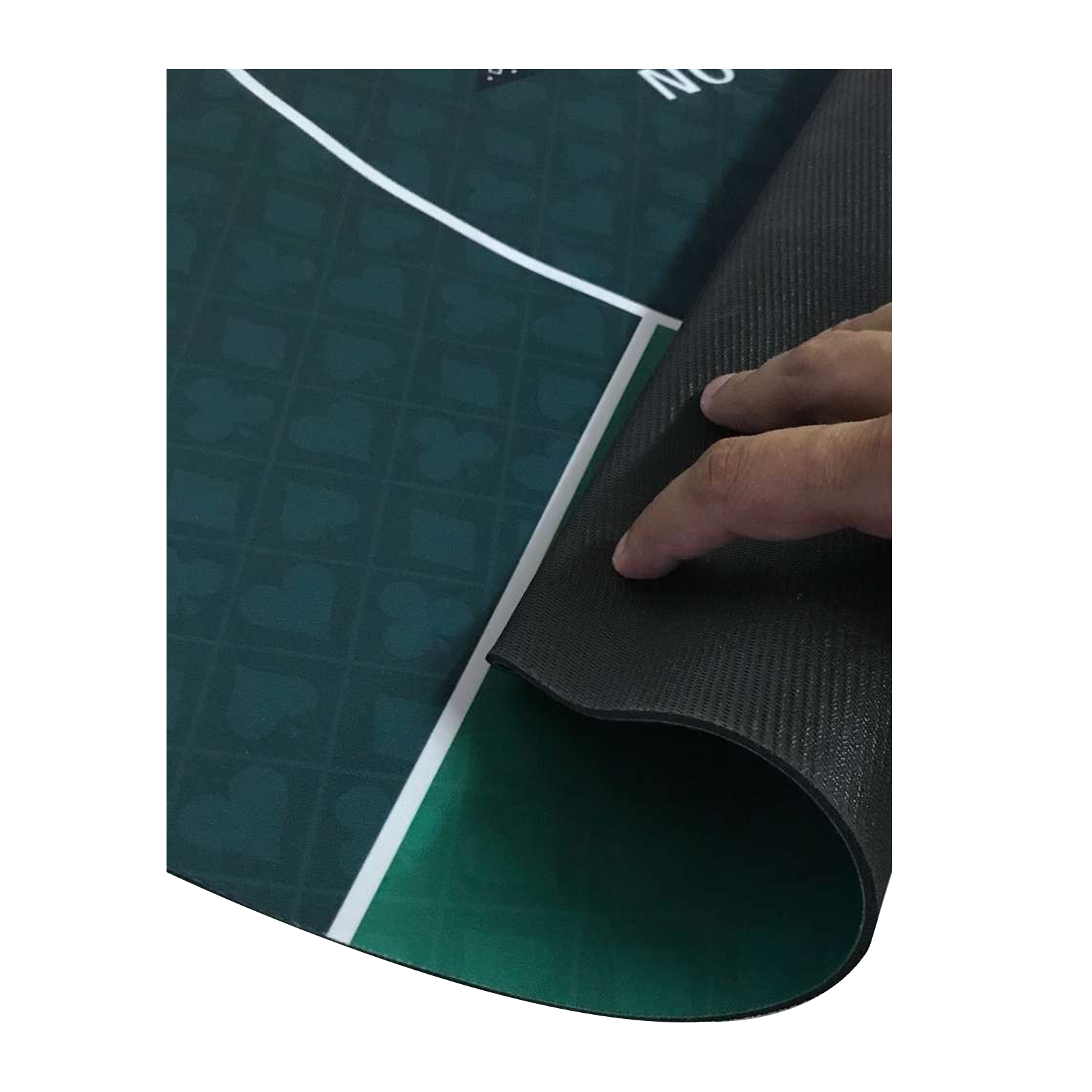 Tapis de poker Texas Round Green 120