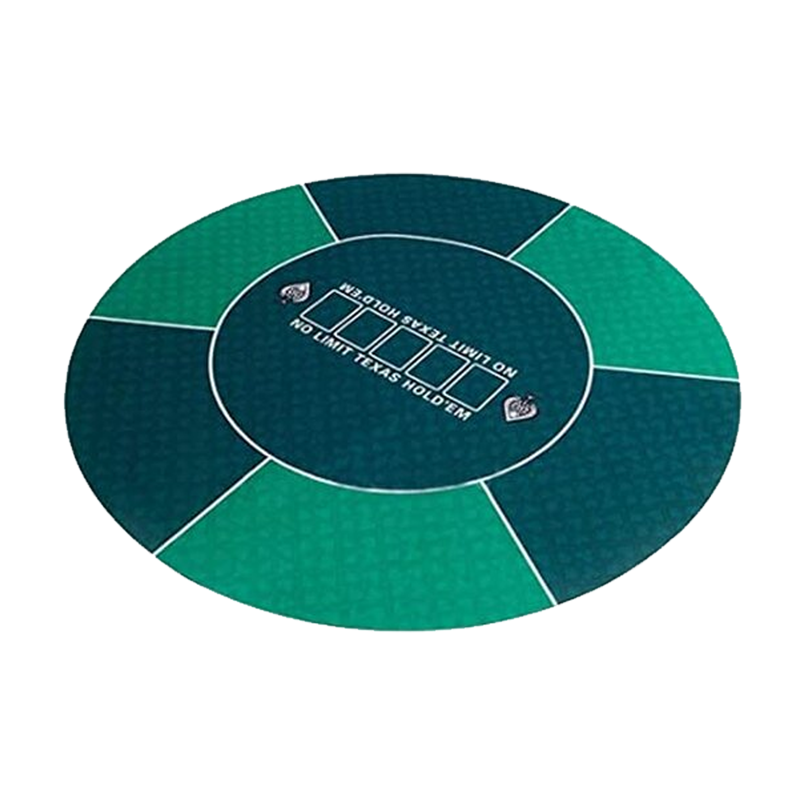Tapis de poker Texas Round Green 120