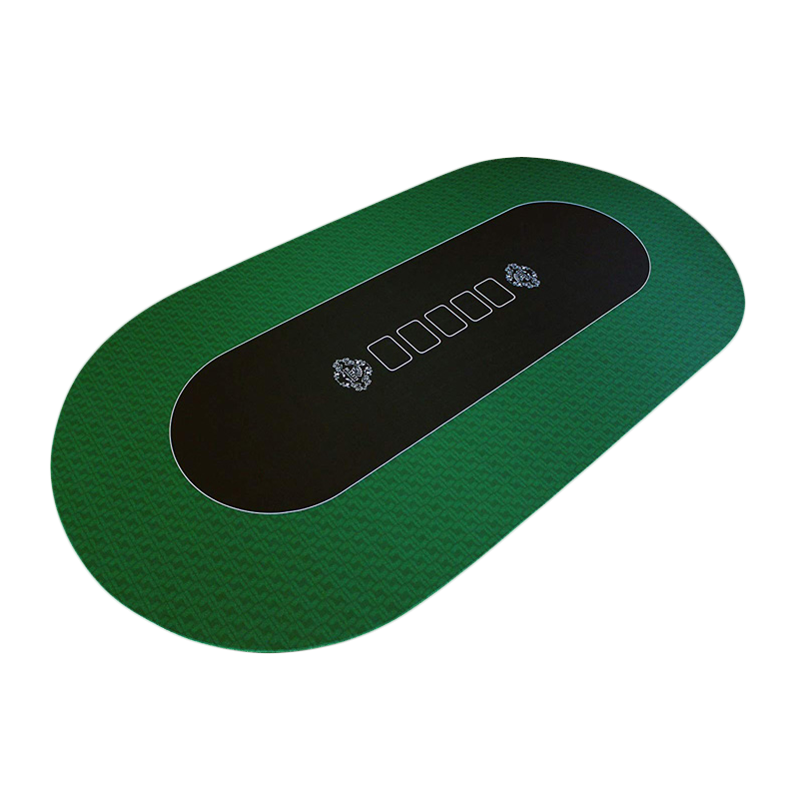Tapis de poker Royal Green Oval 180x90