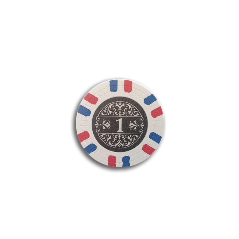 Jeton de poker Banks 1