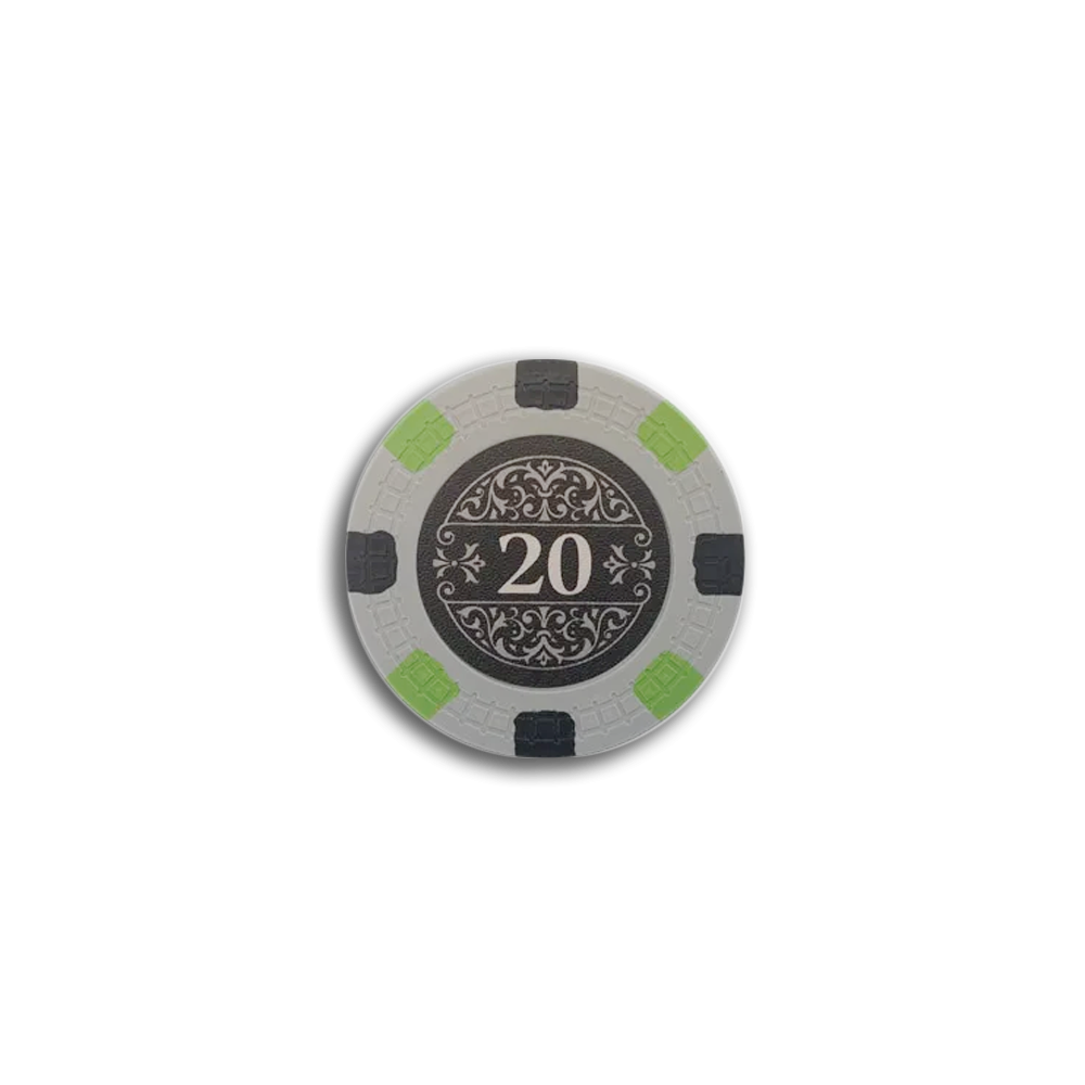 Jeton de poker Banks 20