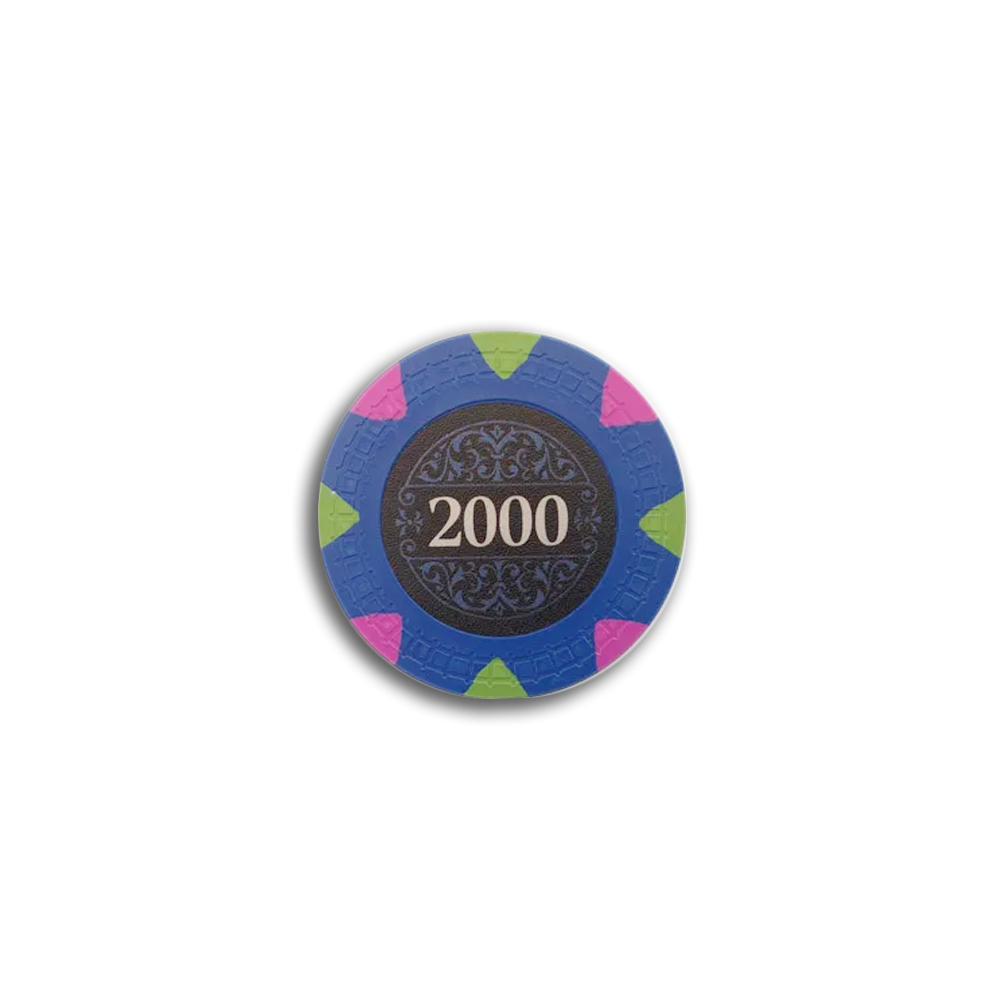 Jeton de poker Banks 2000