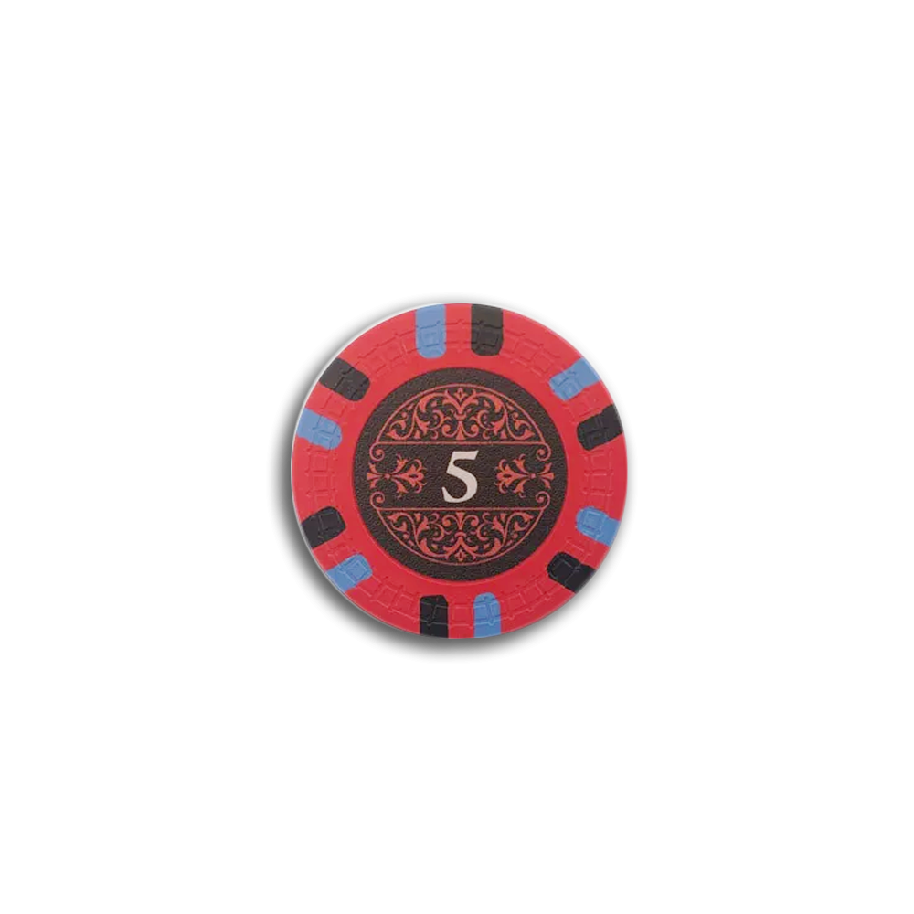 Jeton de poker Banks 5