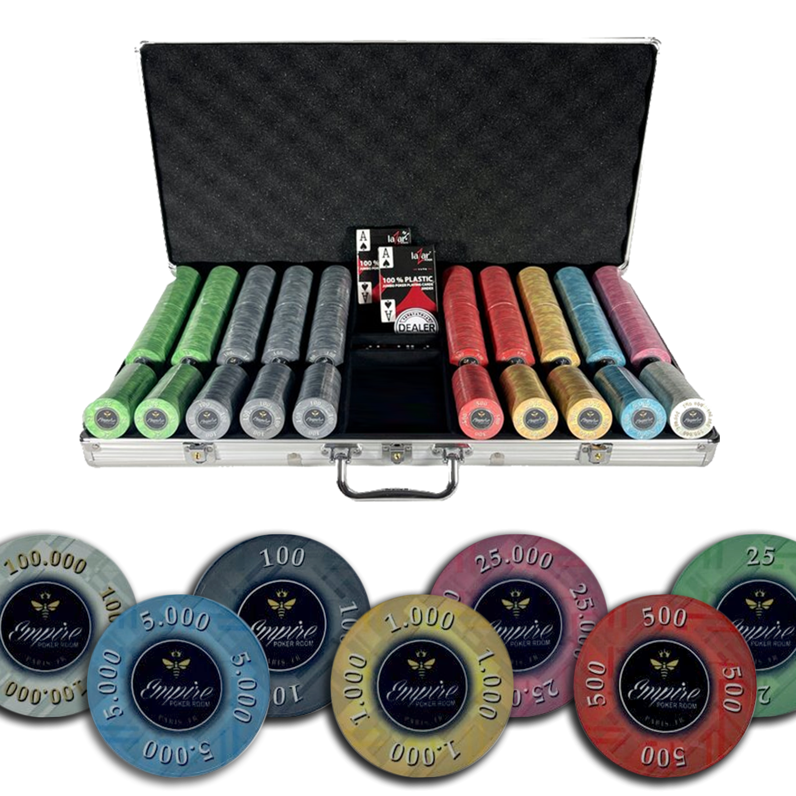 Mallette de Poker Empire 750 jetons
