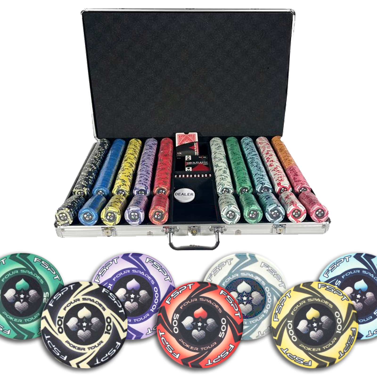 Mallette poker Fspt Tournament 1000 jetons