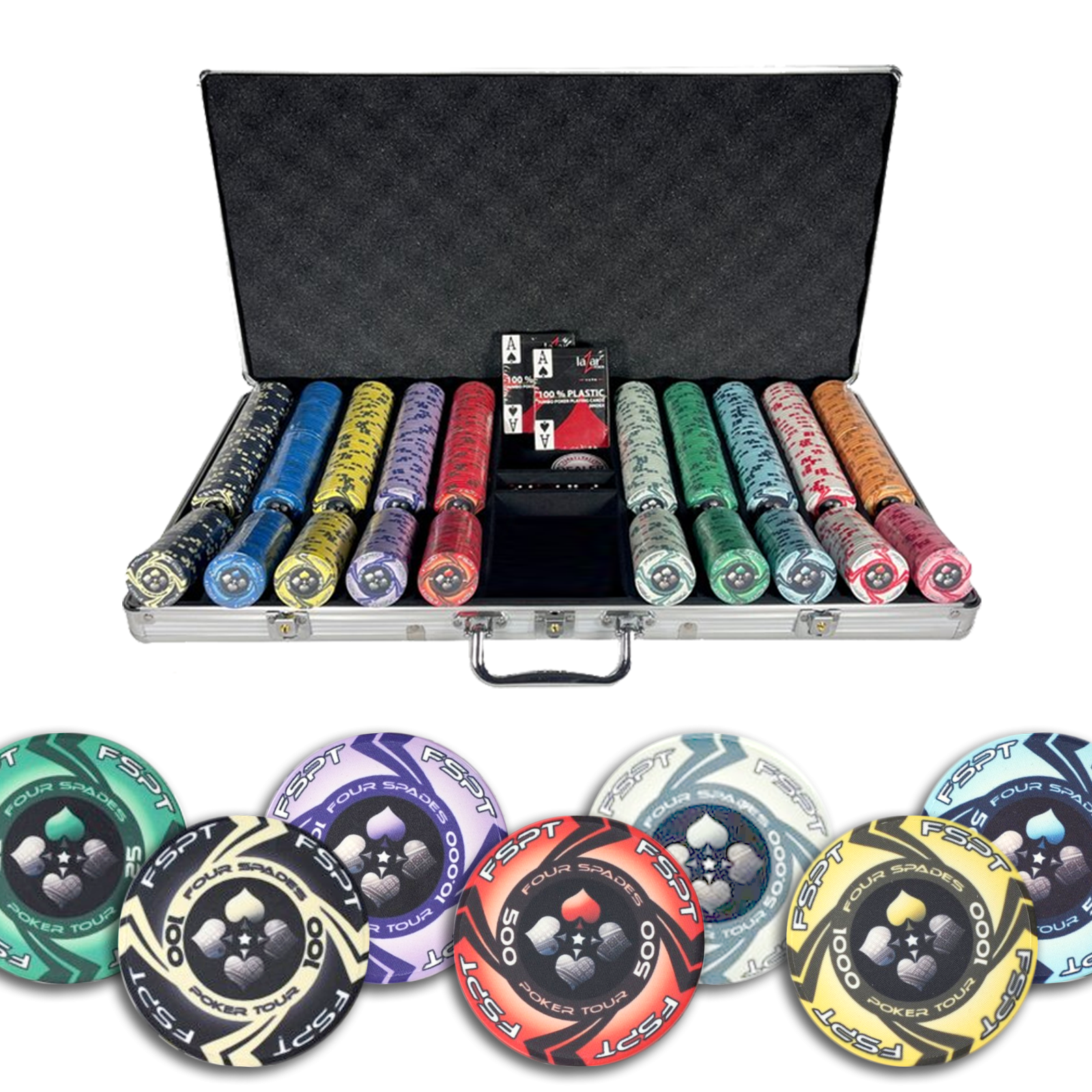 Mallette Poker Fspt Tournament 750 jetons
