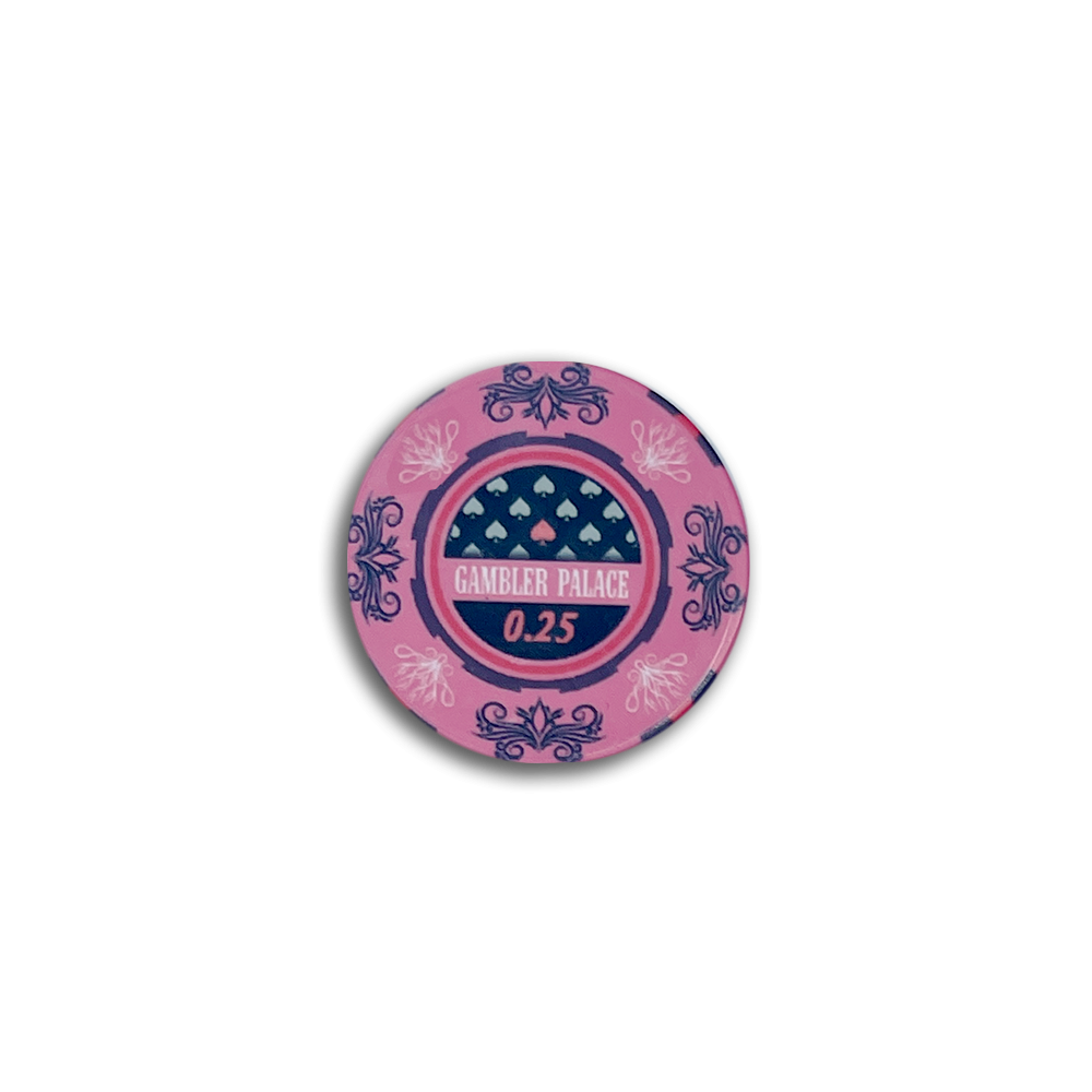 Jeton de poker Gambler Palace 0.25