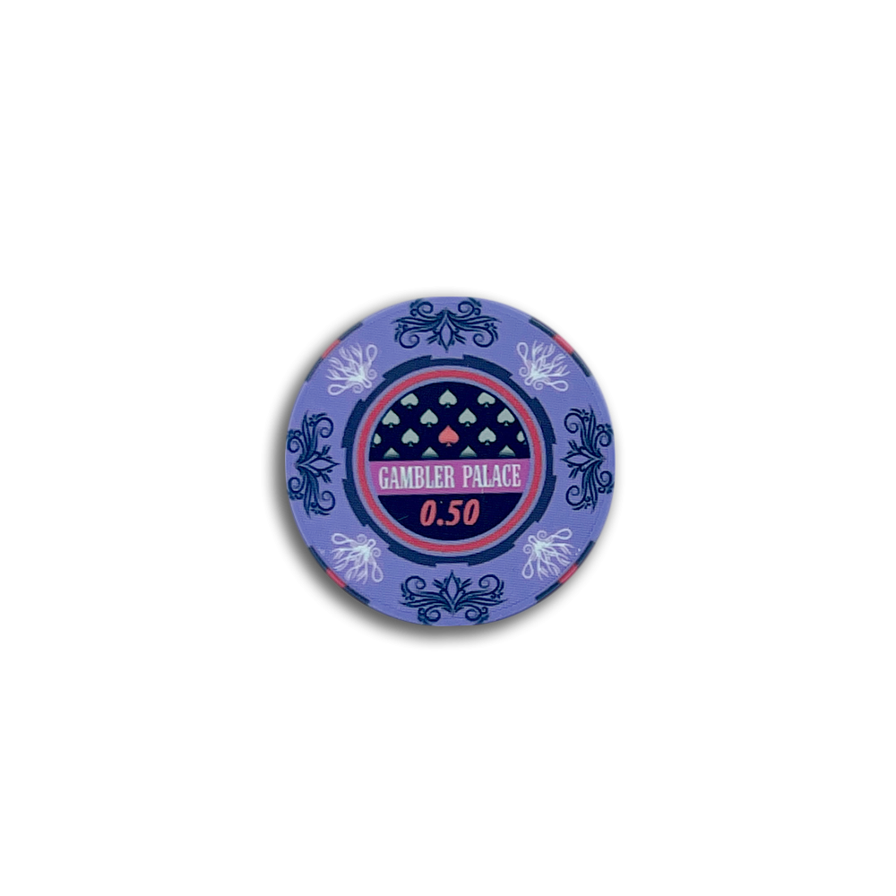 Jeton de poker Gambler Palace 0.50