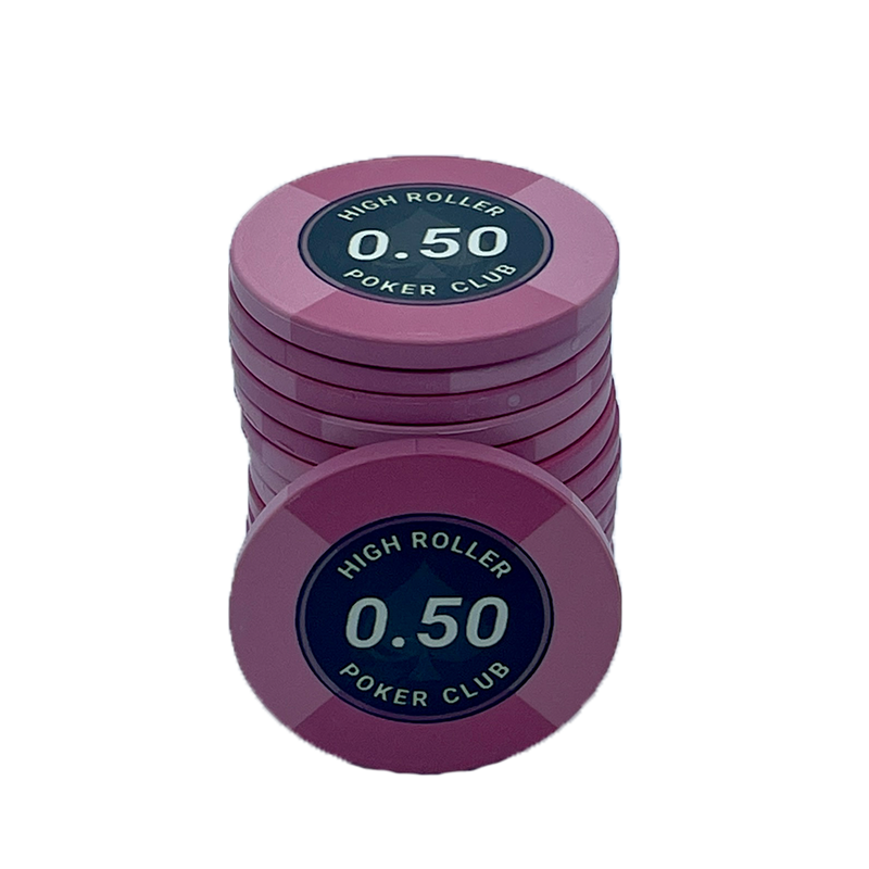 Jeton de poker High Roller 0.50