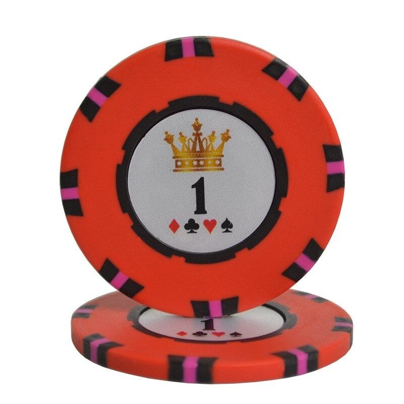 Jeton de poker en argile