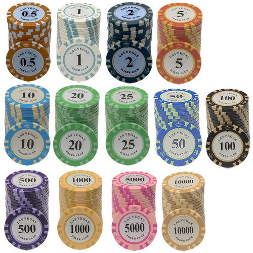 Jeton de poker céramique Las Vegas 300 jetons