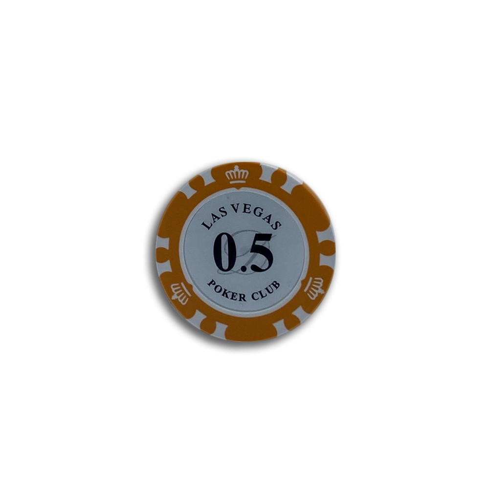 Jeton de poker Vegas Poker Club 0.50