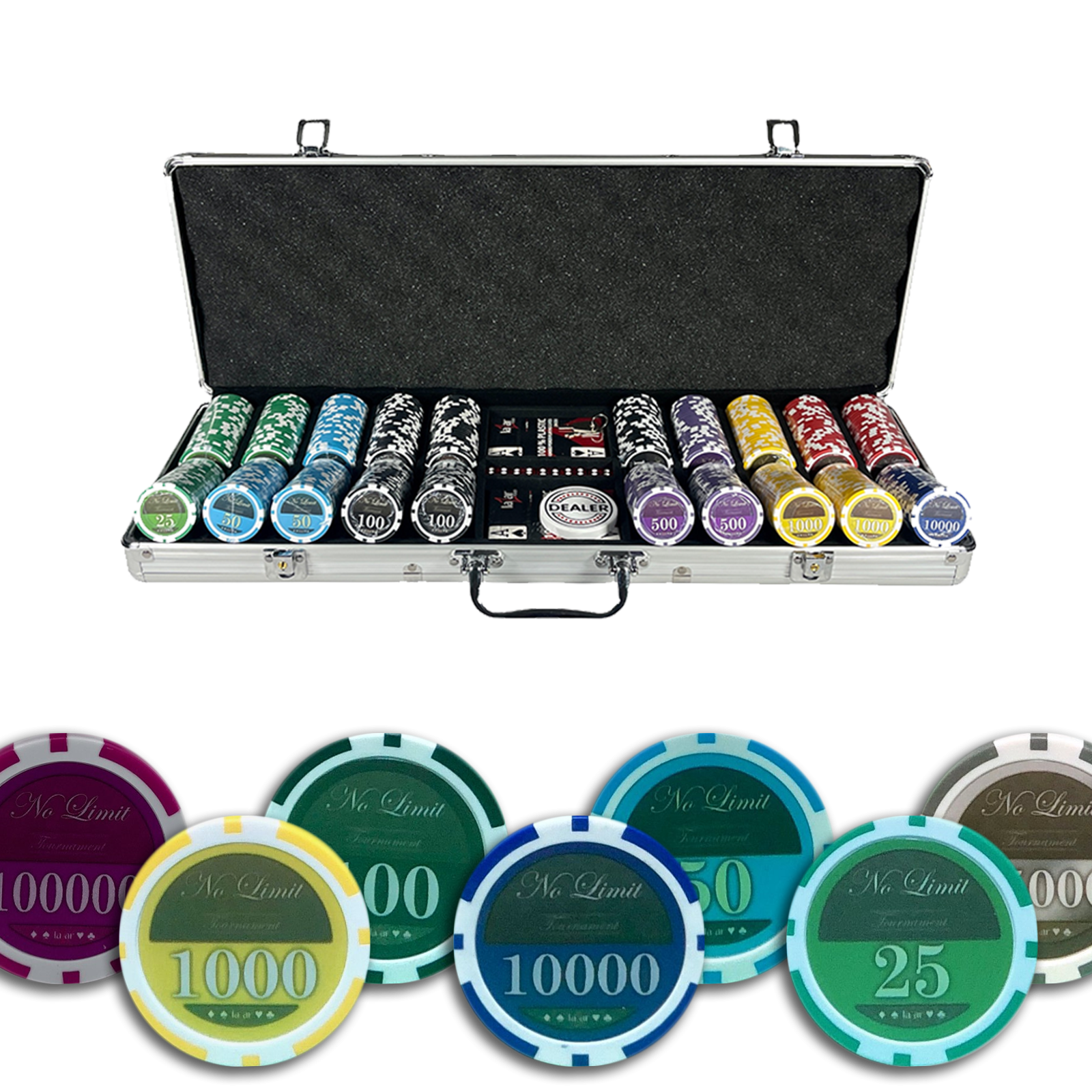 Malette Poker Set Lazar No Limit 500 Jetons