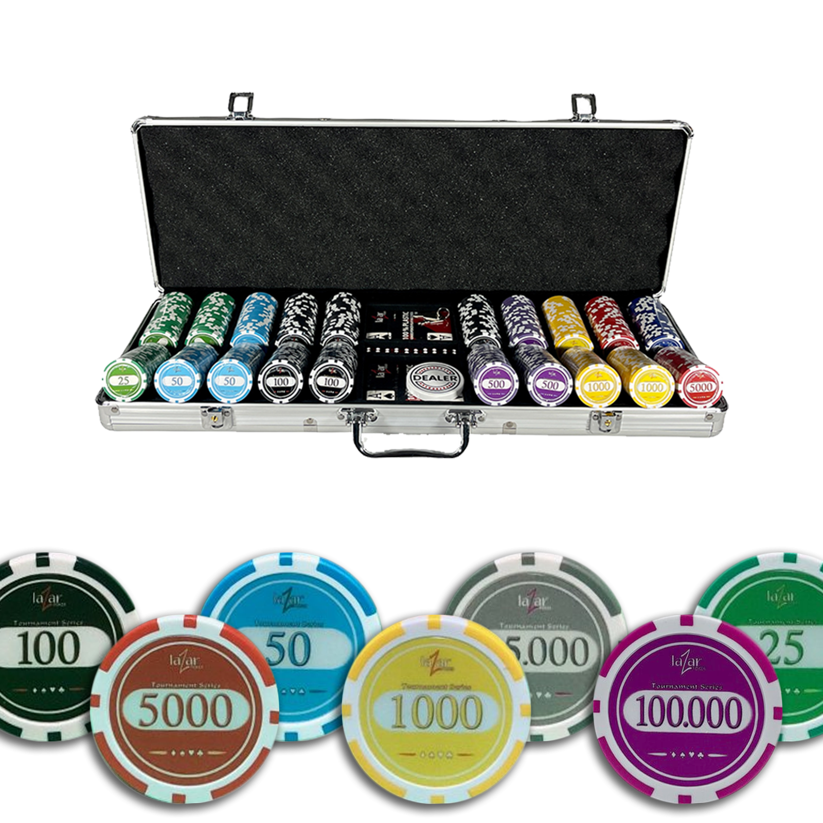 Malette Poker Set Lazar Tournament 500