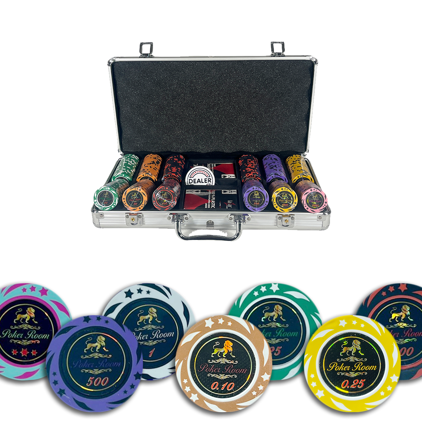 Malette Poker Set Lion Poker Room 300 jetons
