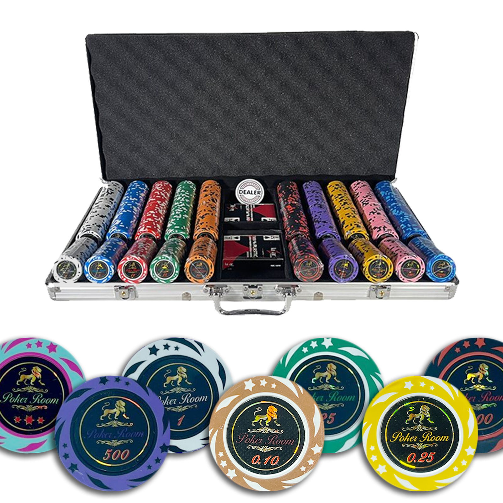 Malette Poker Set Lion Poker Room 750 jetons