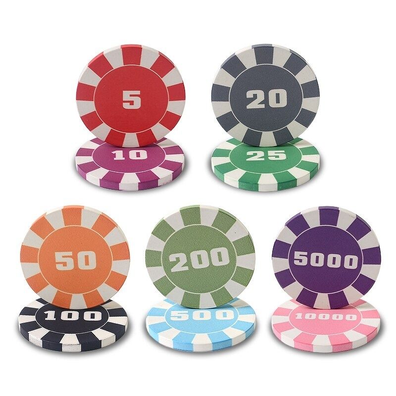 Jetons de poker en céramique