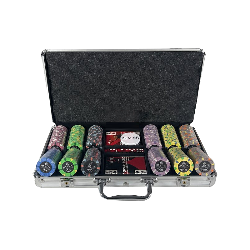 Mallette Poker Majestic 300 jetons