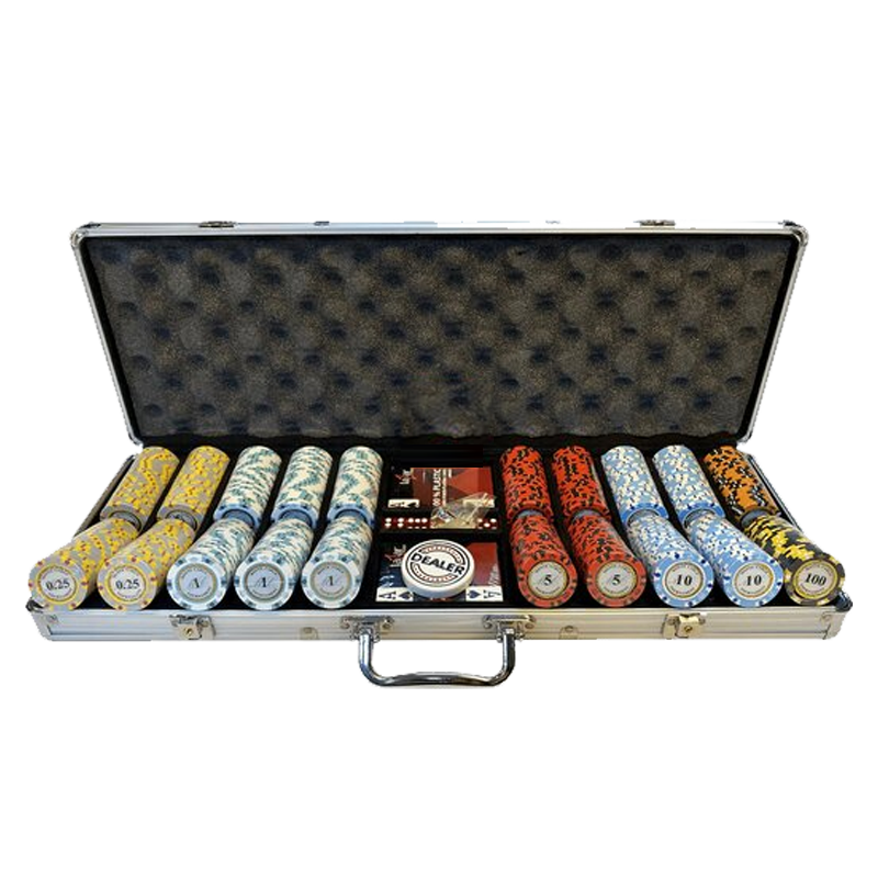 Mallette Poker Monte Carlo Cash Game 500 jetons
