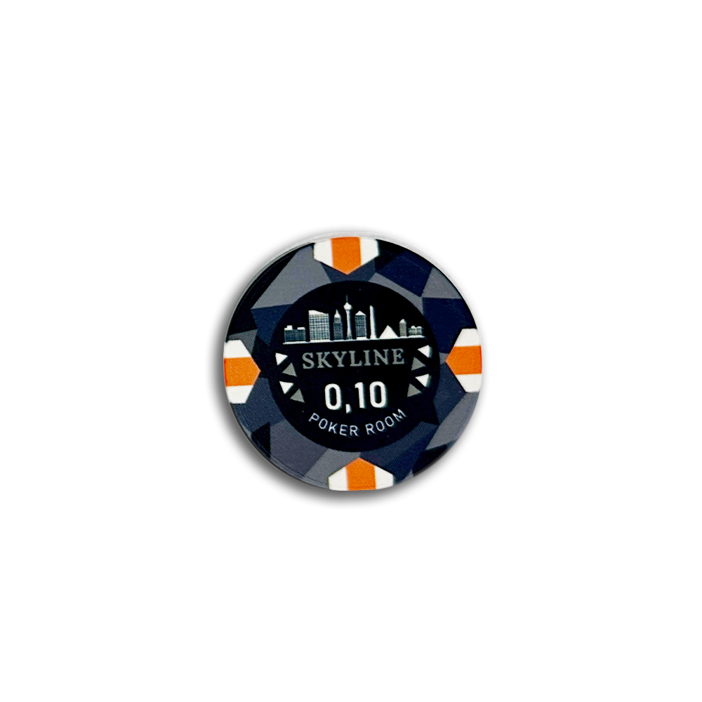 Jeton de poker céramique Skyline 0.10