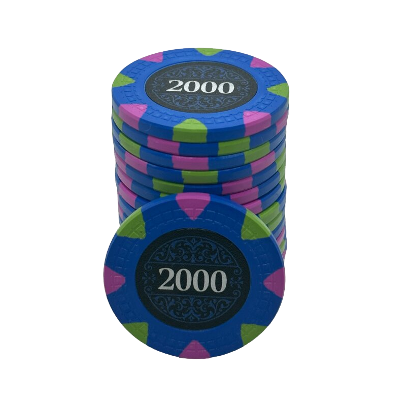 Jeton de poker Banks 2000