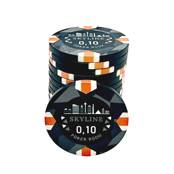 Jeton de poker céramique Skyline 0.10