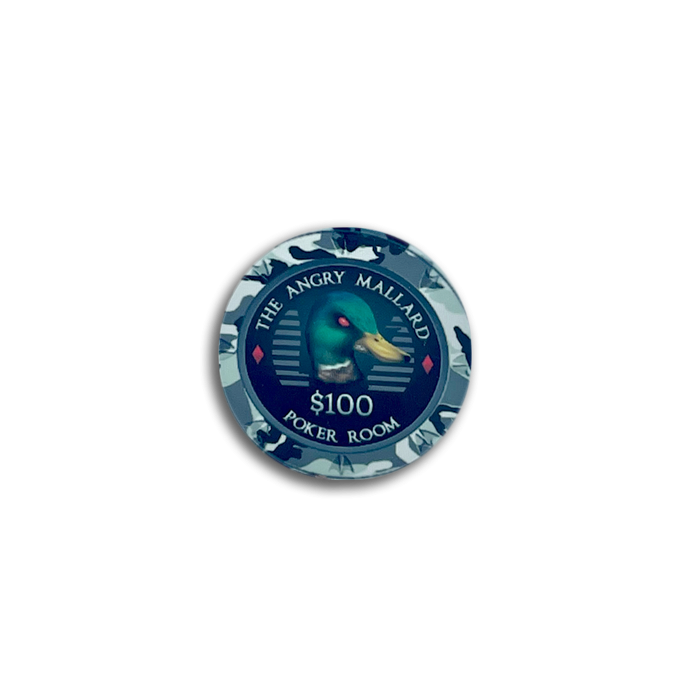 Jeton de poker Angry Mallard Cash Game 100