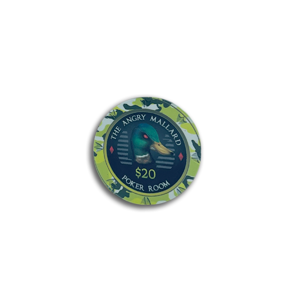 Jeton de poker Angry Mallard Cash Game 20